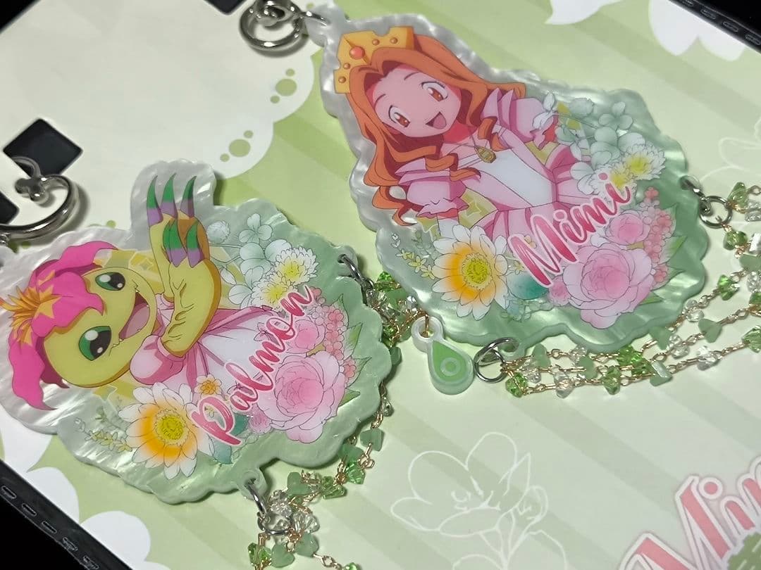 デジモンアドベンチャー 太刀川ミミ お姫様 缶バッジ アクスタ セット 海外限定