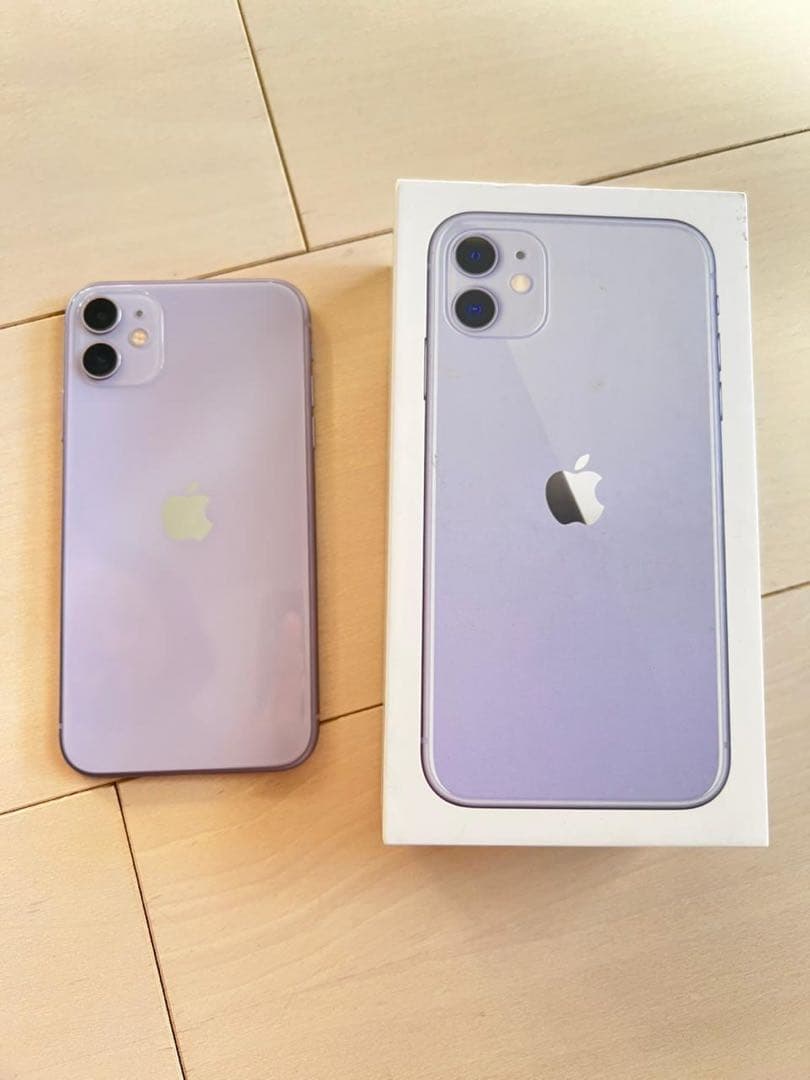 Apple iPhone 11 パープル 本体 箱付き SIMフリー