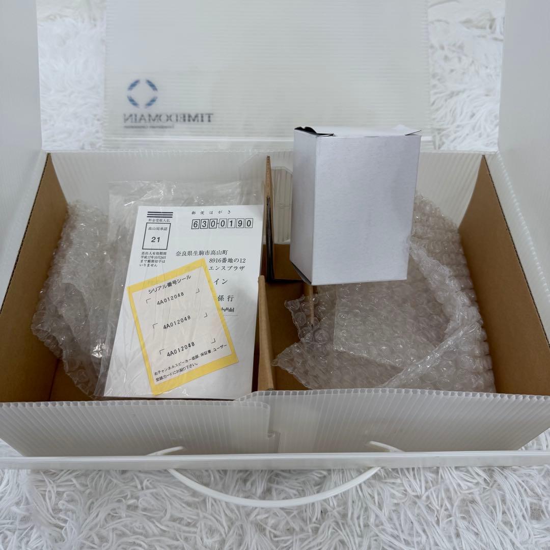 希少 TIMEDOMAIN mini タイムドメイン ミニ シルバー スピーカー