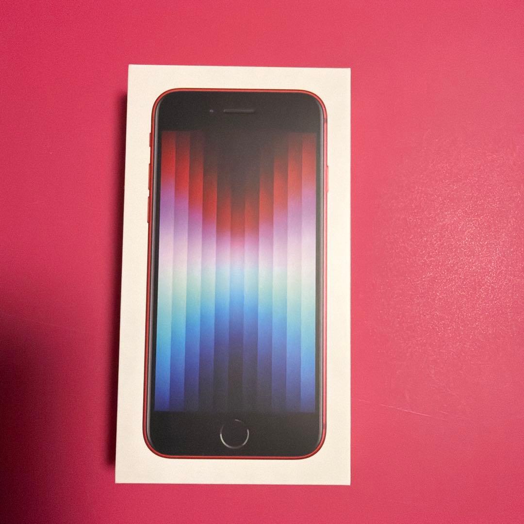 【新品 未開封】 iPhone SE3(第3世代) 64GB レッド red
