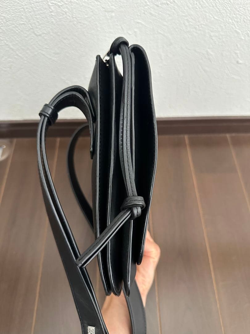 2855 LOEWE ロエベ ガセットフラット メッセンジャー ショルダー