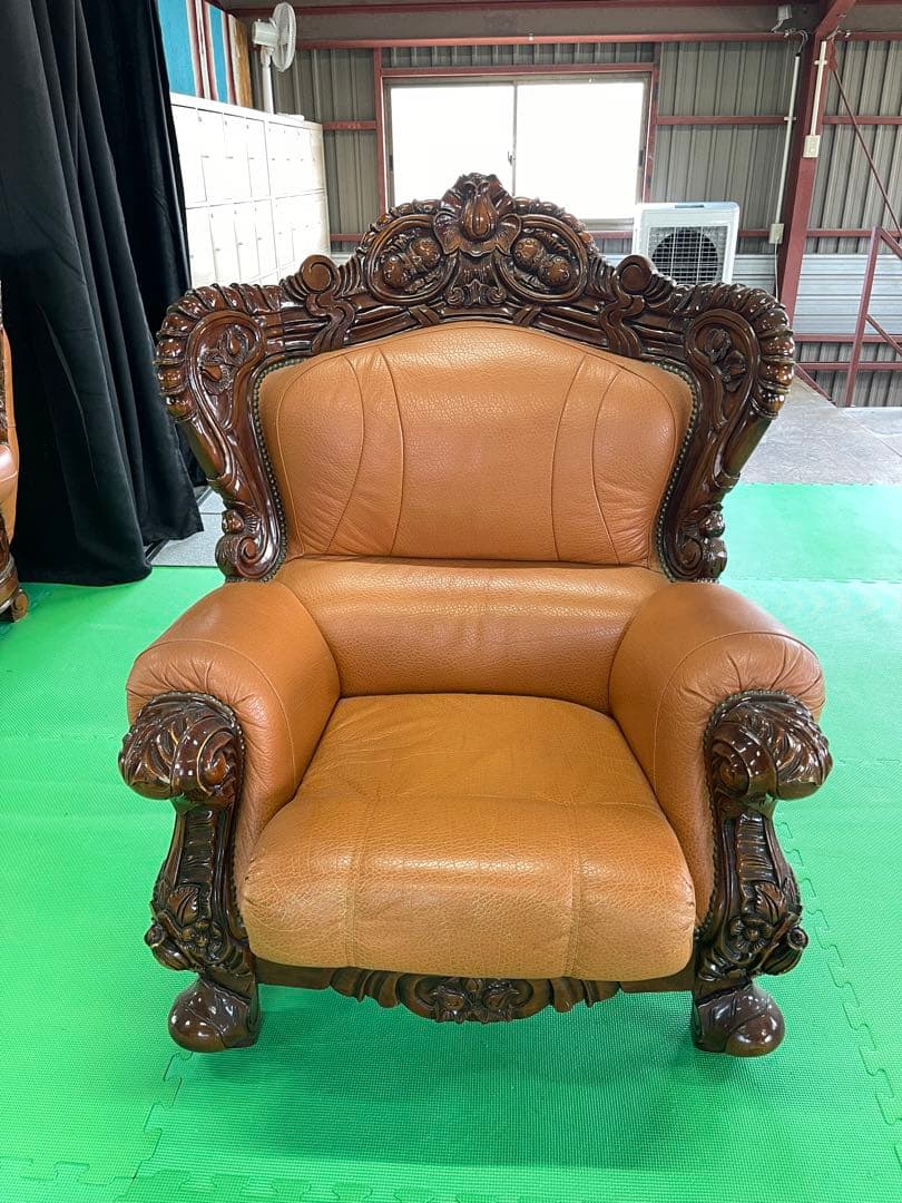 【お引き渡し限定】最後の1点！アンティーク シングルソファー 西洋 ヴィンテージ