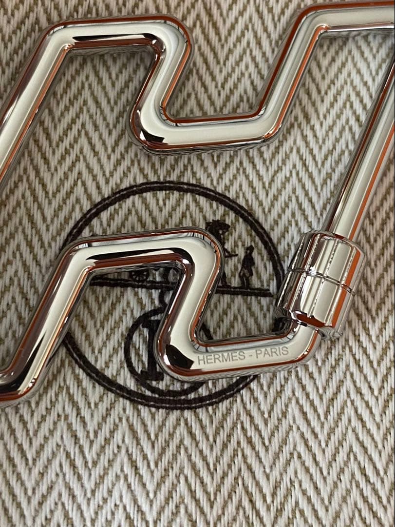 エルメス　キーホルダー　Hトゥスピード　キーリング　　シルバー　ステンレス　新品