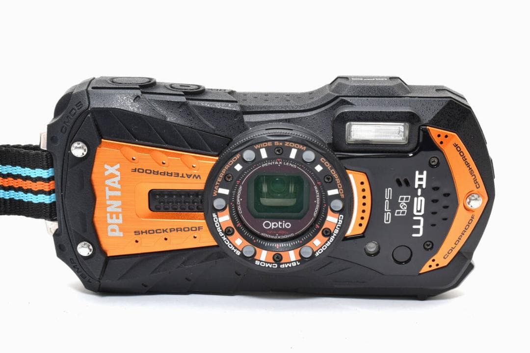 美品 PENTAX Optio WG-2 GPS オレンジ ＃A359