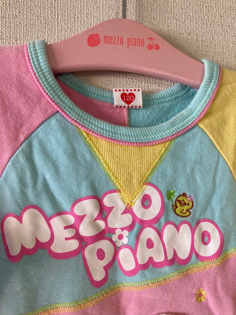 公*o様 mezzo piano ミミポポ　ワンピース　平成レトロ　カラフル　1