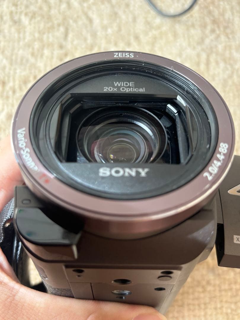 ソニー　SONY FDR-AX45　ビデオカメラ ≪箱付き≫ ブラウン