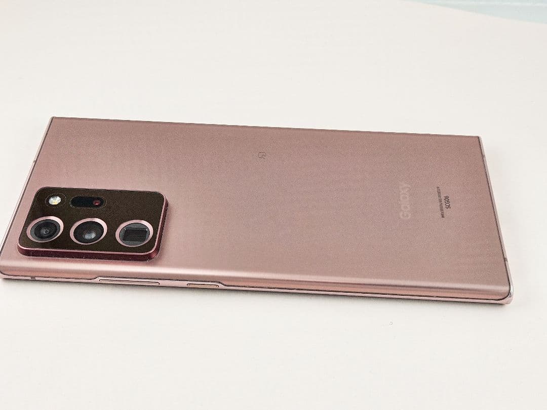 美品 Galaxy Note20 Ultra ミスティックブロンズ au版