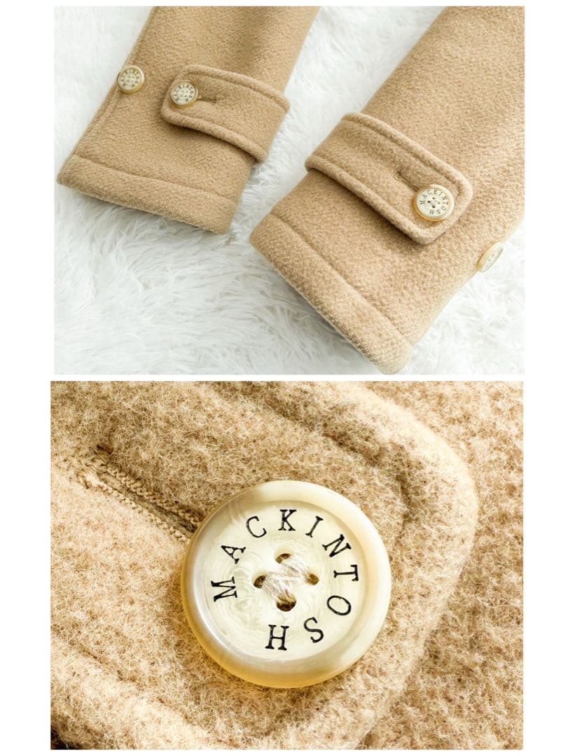 MACKINTOSH ダッフルコート 英国製 34 キャメル 定価12.5万