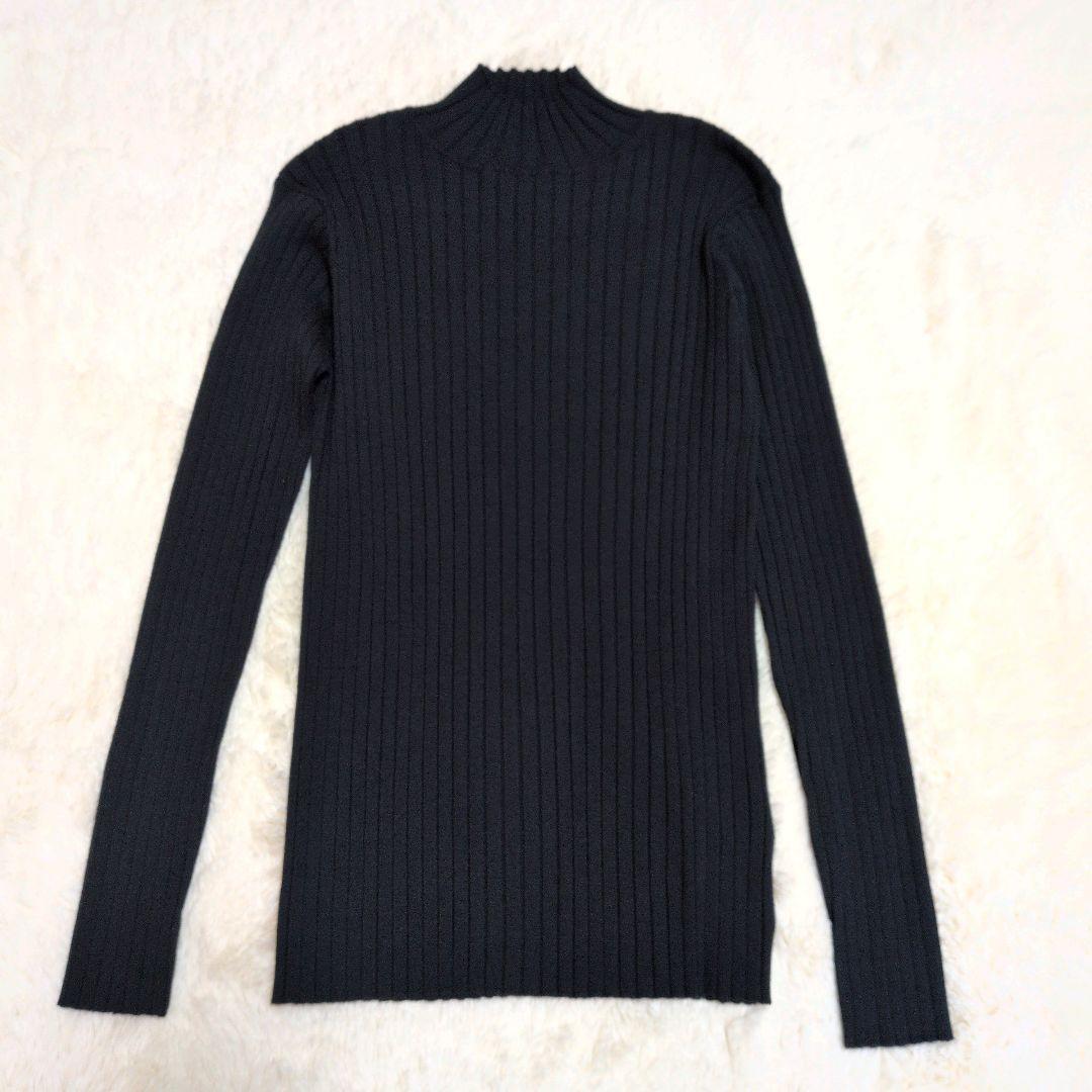 ◆現行品 美品 ソージュ ワイドリブ アンサンブル カーディガン タートルニット