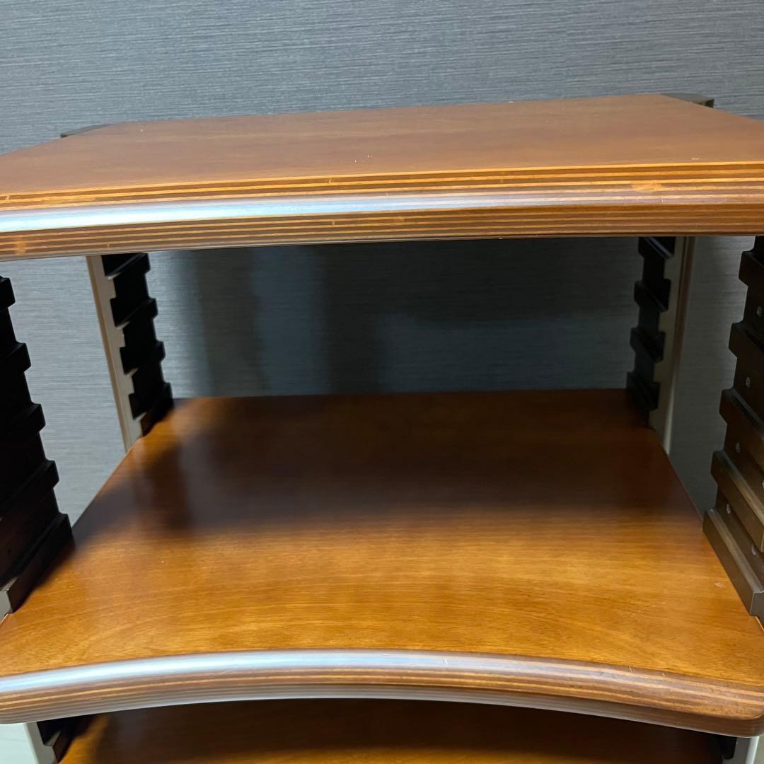 高級国産　山本音響工芸 桜合板×アサダ桜無垢材 オーディオラック