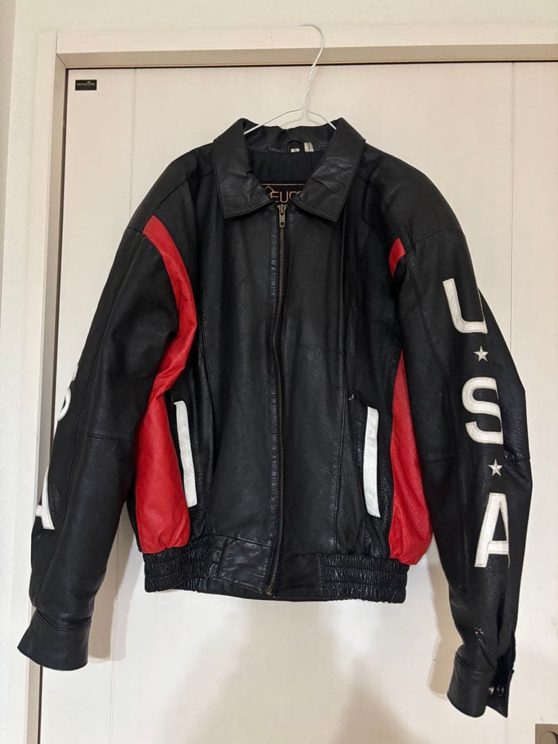 美品　USA レザージャケット　ライダース　ビンテージ　レア