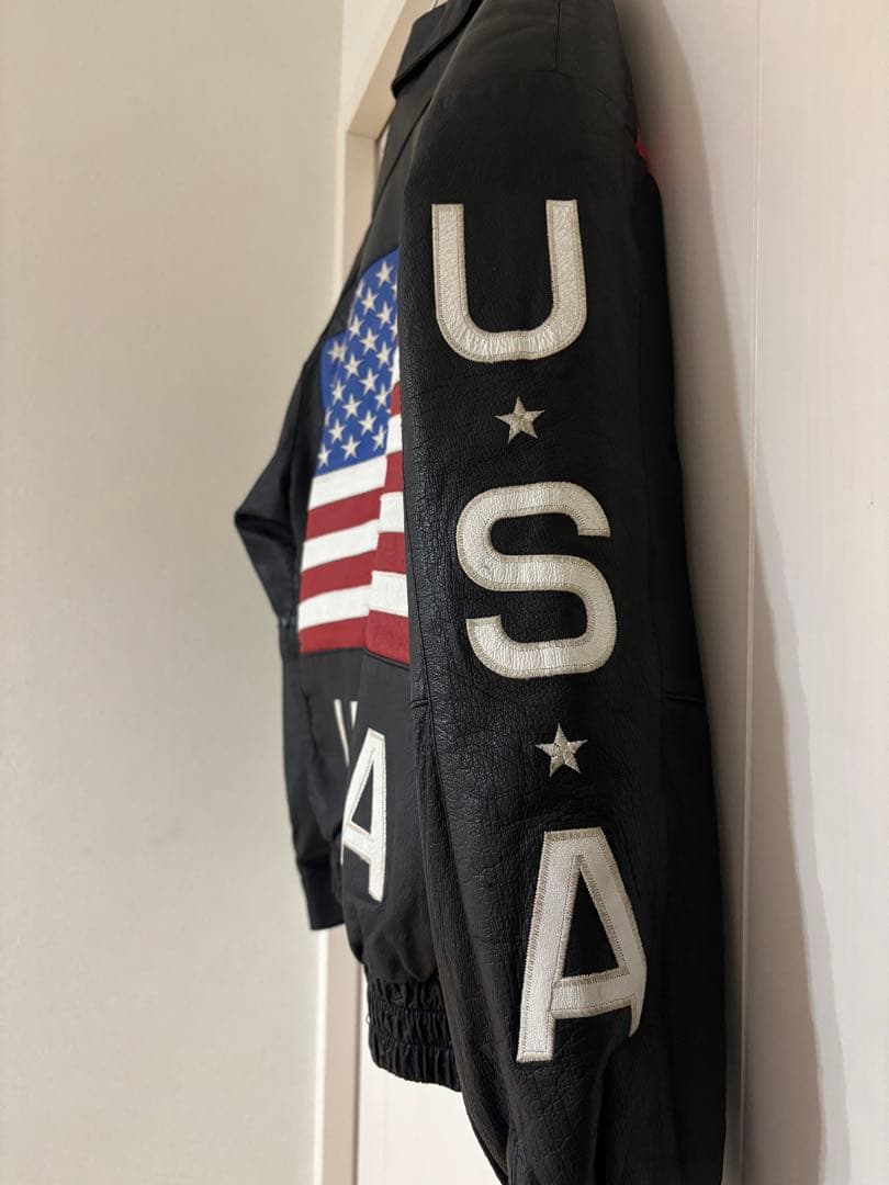 美品　USA レザージャケット　ライダース　ビンテージ　レア