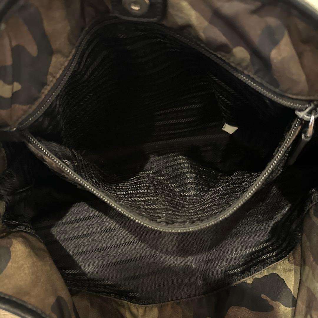 PRADA トートバッグ カモフラ プラダ ハンドバッグ　ナイロン　バッグ