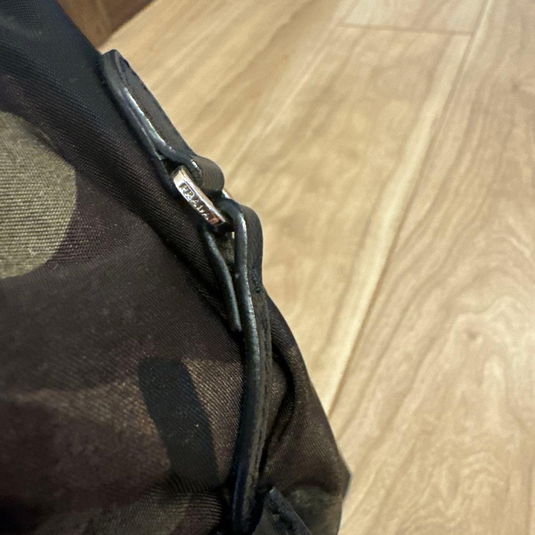 PRADA トートバッグ カモフラ プラダ ハンドバッグ　ナイロン　バッグ