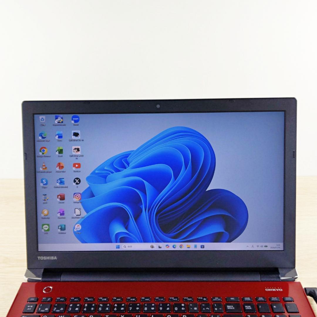 美品！ 特大1TB Win11 第7世代 i3 東芝ノートパソコン カメラ付き