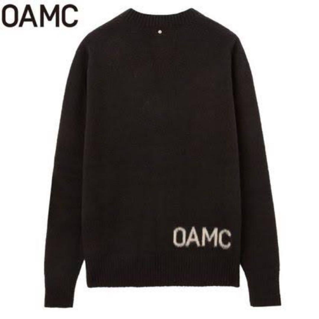 OAMC WHISTLER CREW ロゴ クルーネック ニット ブラックM