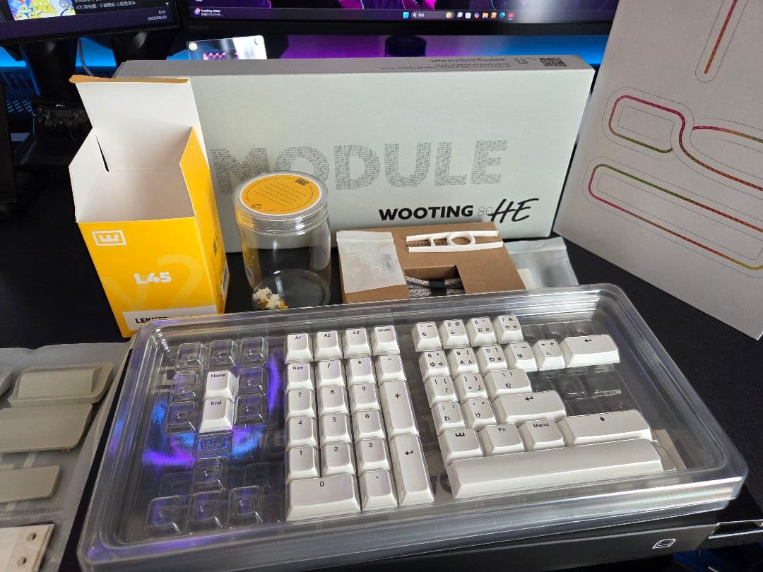 Wooting　80HE 日本語配列　KBDFANSケースカスタム