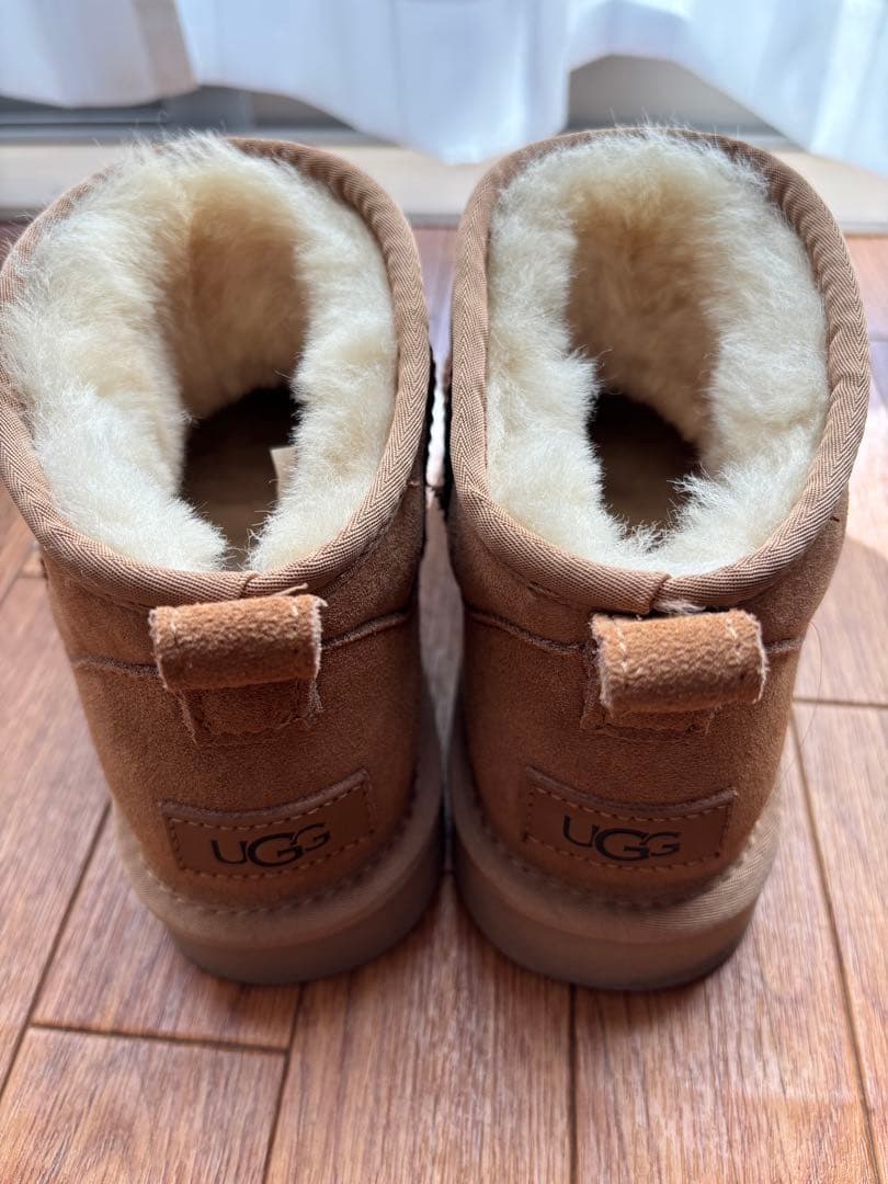 UGG クラシックウルトラミニ 25㎝ チェスナット アグ ムートンブーツ