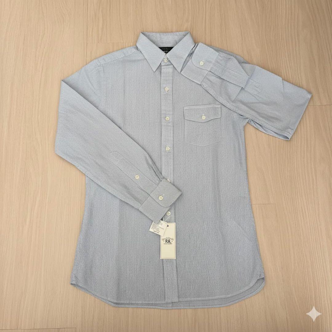 新品タグ付き RRL ストライプ シャツ 長袖