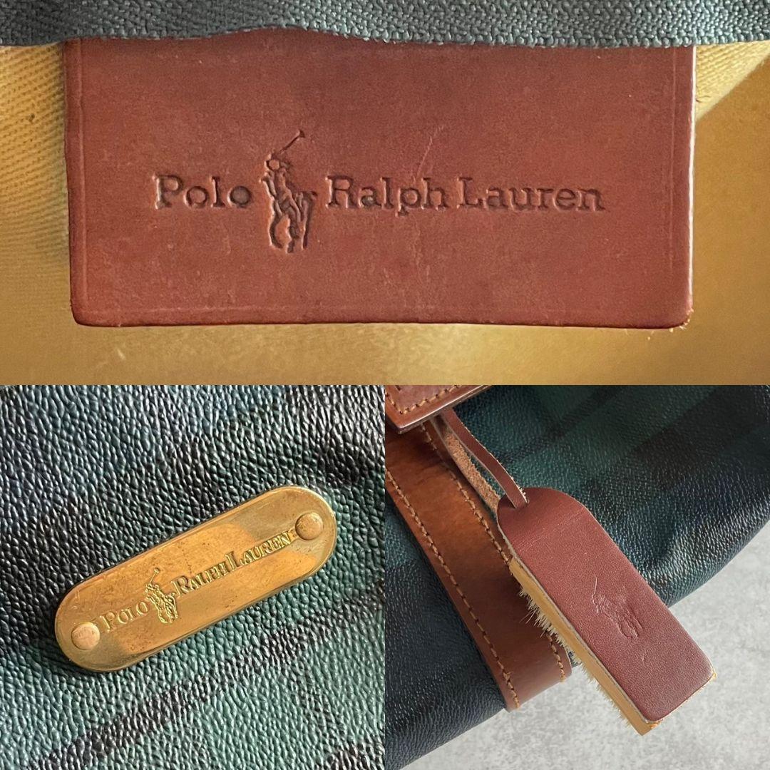 ラルフローレン POLO ボストンバッグ グリーン 2way チャーム