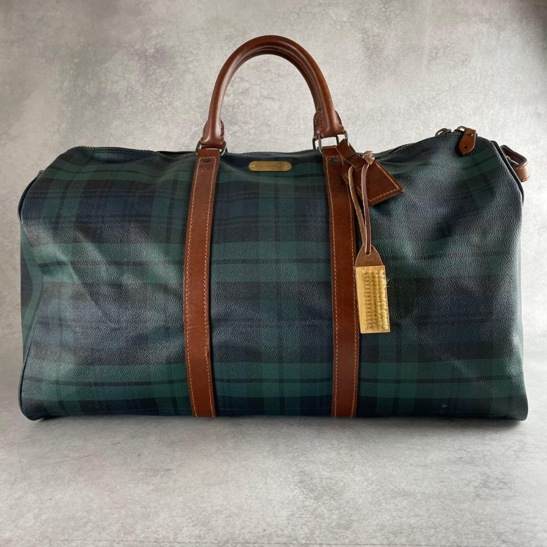 ラルフローレン POLO ボストンバッグ グリーン 2way チャーム