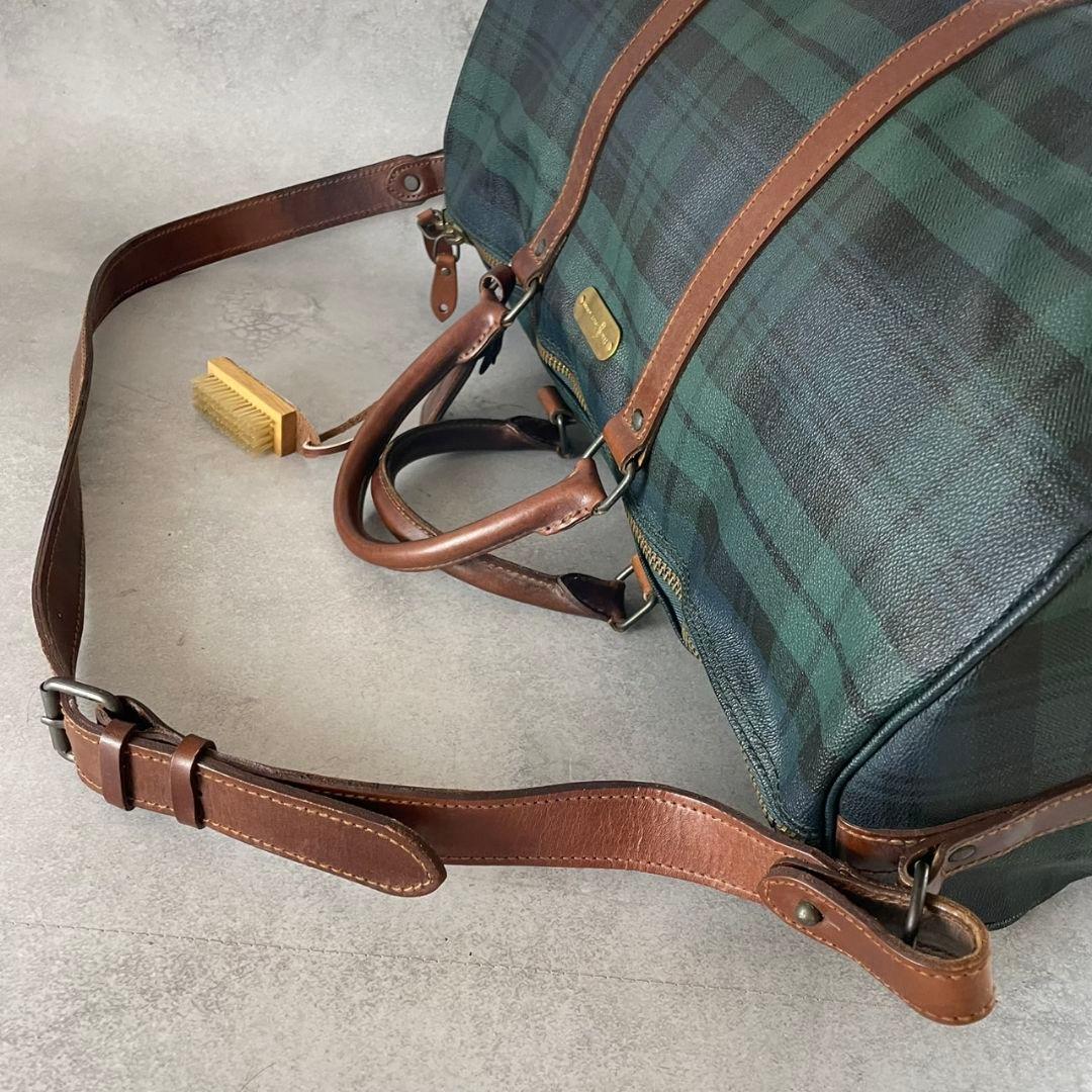 ラルフローレン POLO ボストンバッグ グリーン 2way チャーム