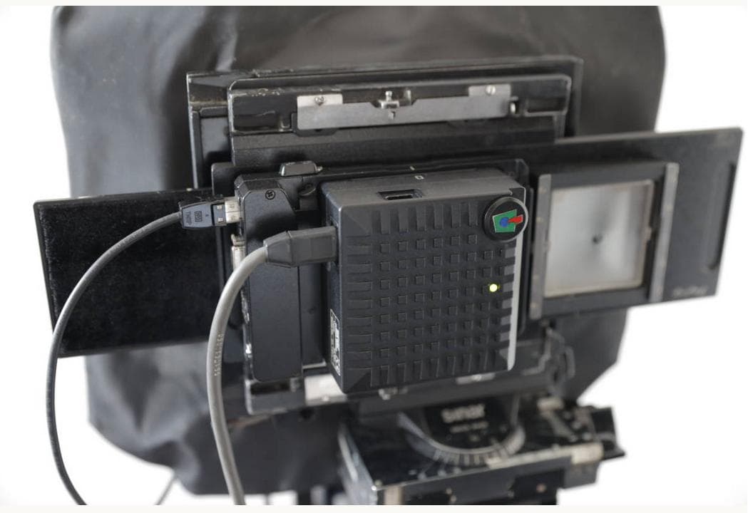 ホースマン　ハッセルブラッドVマウントのデジタルバック４×５アダプター