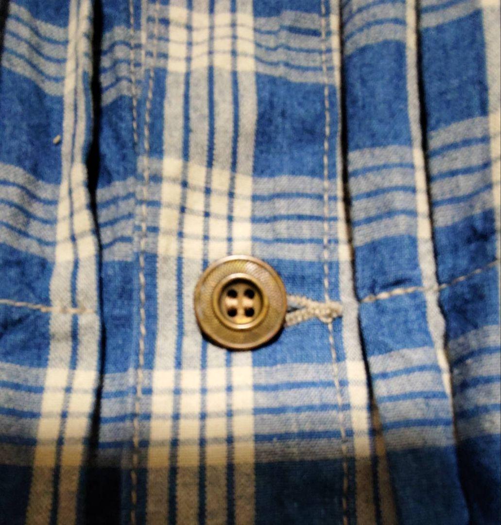 FULLCOUNTパラカチェックワークシャツサイズ38（M）