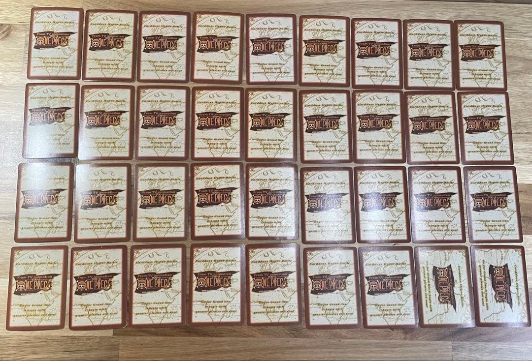 ワンピースカードダス　ハイパーバトル 2弾　ノーマルコンプ　全36枚