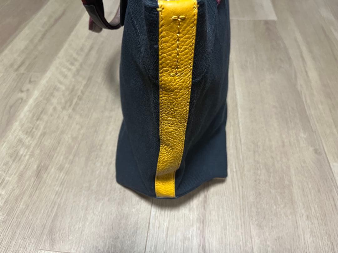 COACH トートバッグ ブラック/イエロー