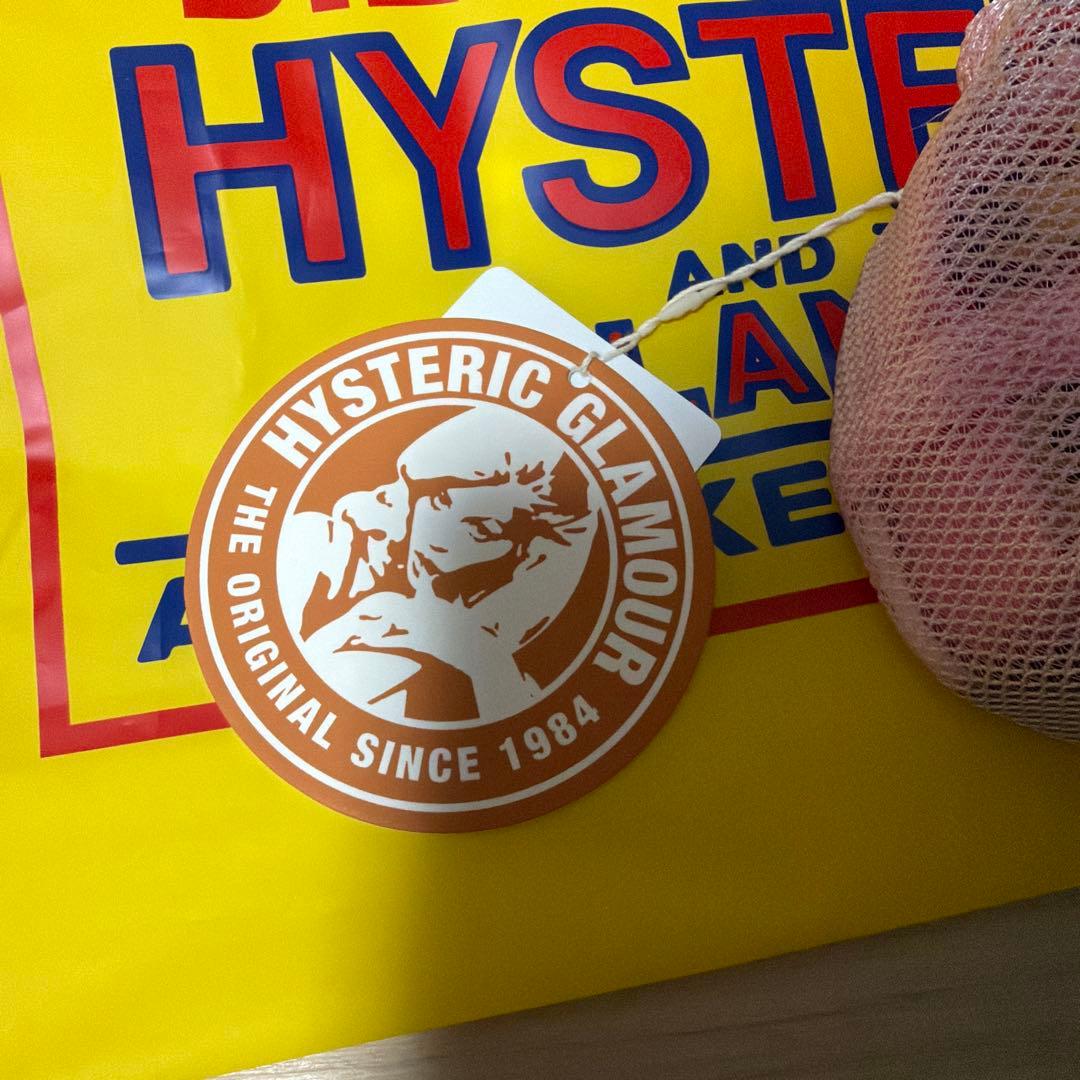 新品 HYSTERIC GLAMOUR メッシュキャップ ピンク ラインストーン