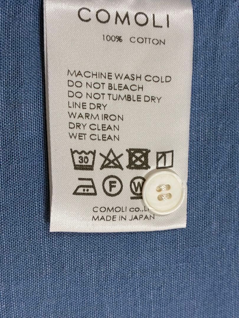 試着のみ✨ 希少 サイズ4 21ss コモリ ベタシャン オープンカラーシャツ