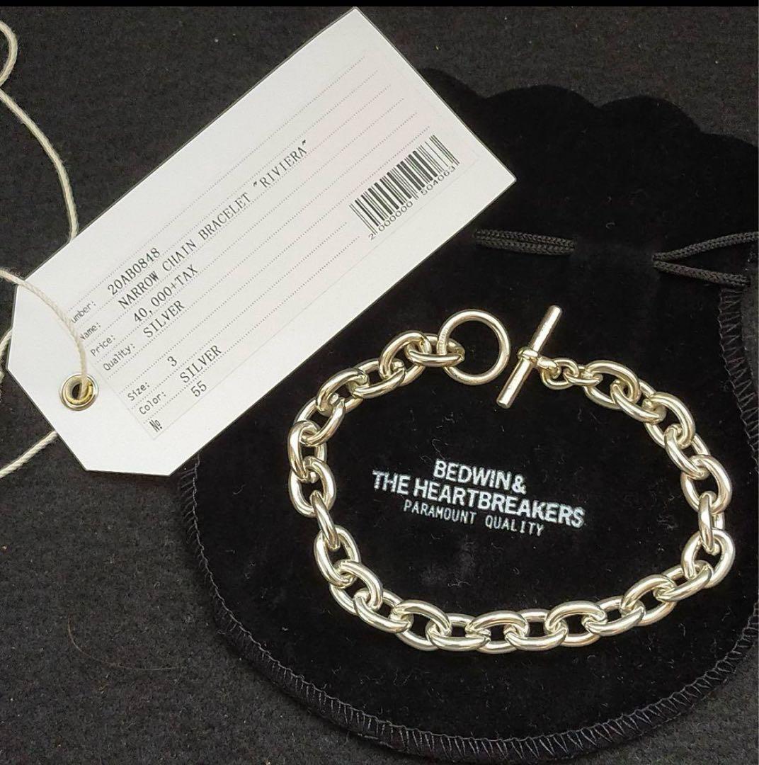 BEDWIN & THE HEARTBREAKERS ナローチェーンブレスレット
