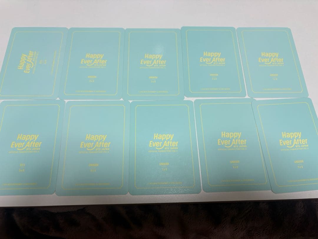 BTS happy ever after ジョングク トレカ