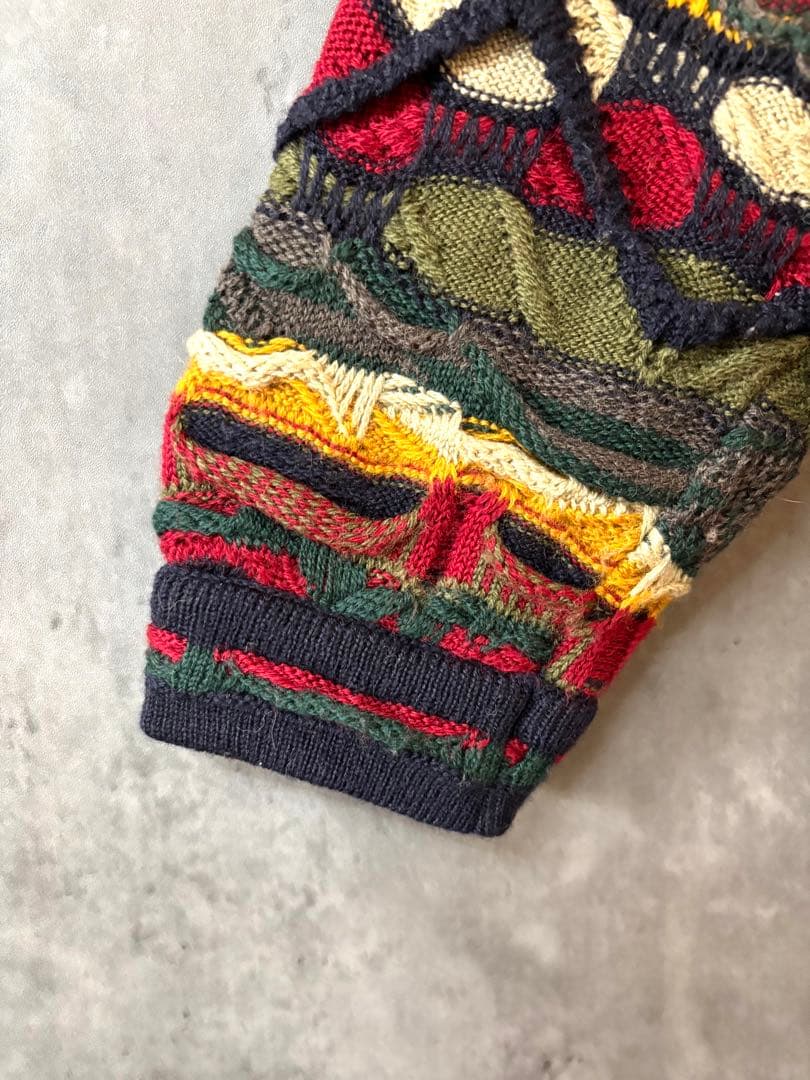 〈早い者勝ち・定番〉 高級デザイン COOGIビンテージ3Dニット L 菅田将暉