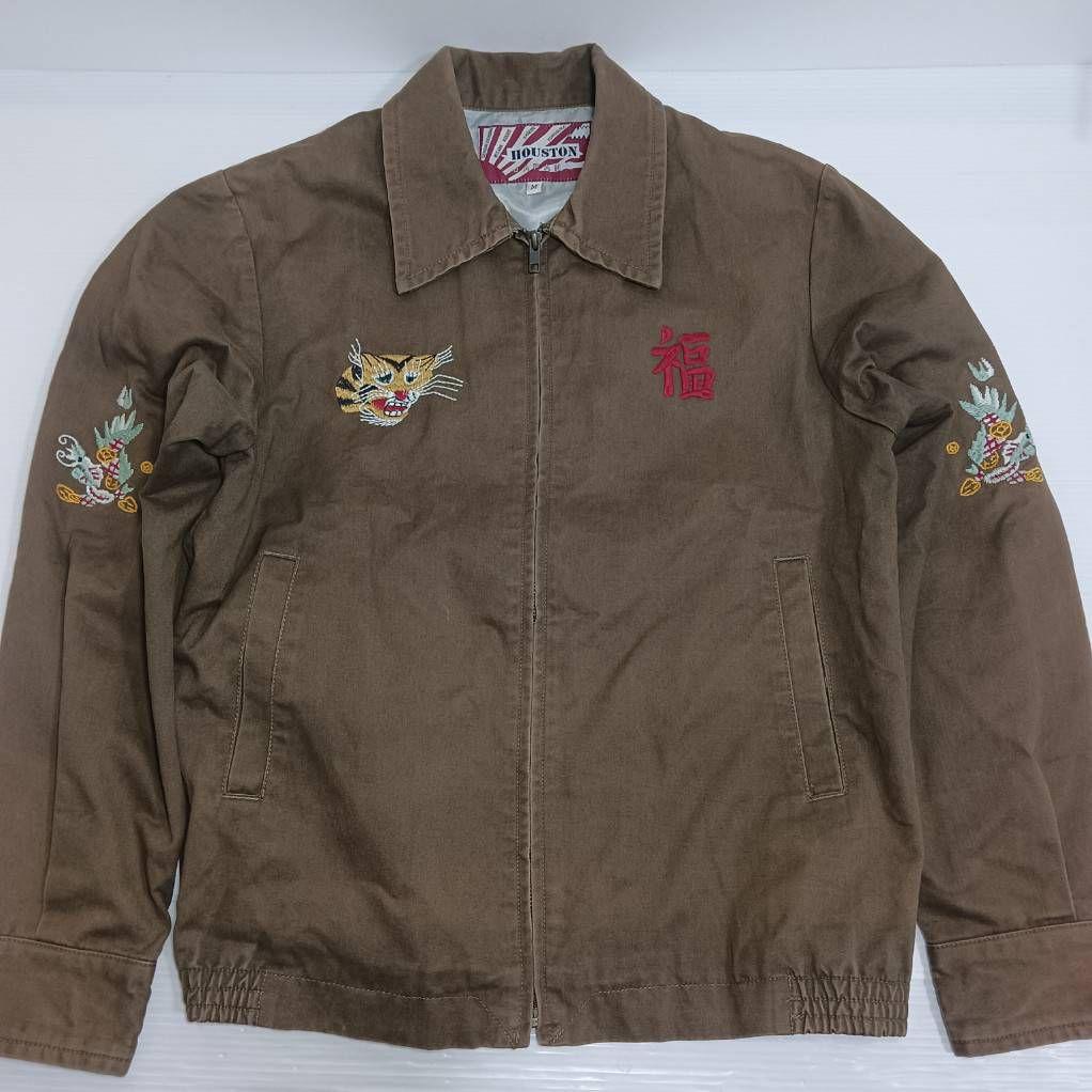 ヒューストン ベトジャン ジャンパー アウター M アメカジ ブルゾン 刺繍