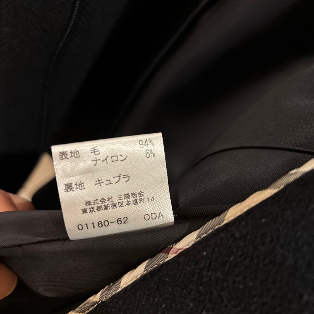 Burberry London 黒　ダッフルコート 40
