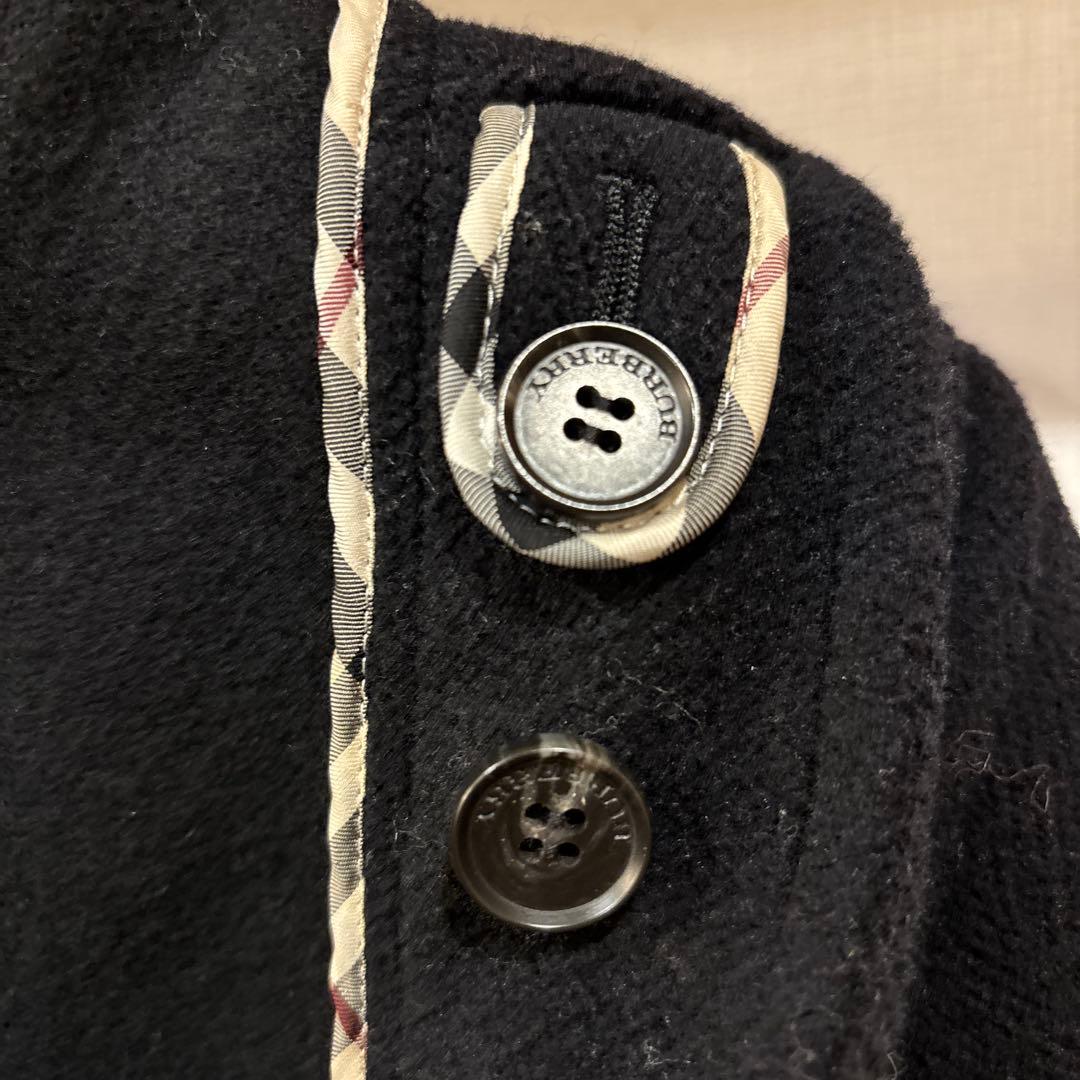Burberry London 黒　ダッフルコート 40
