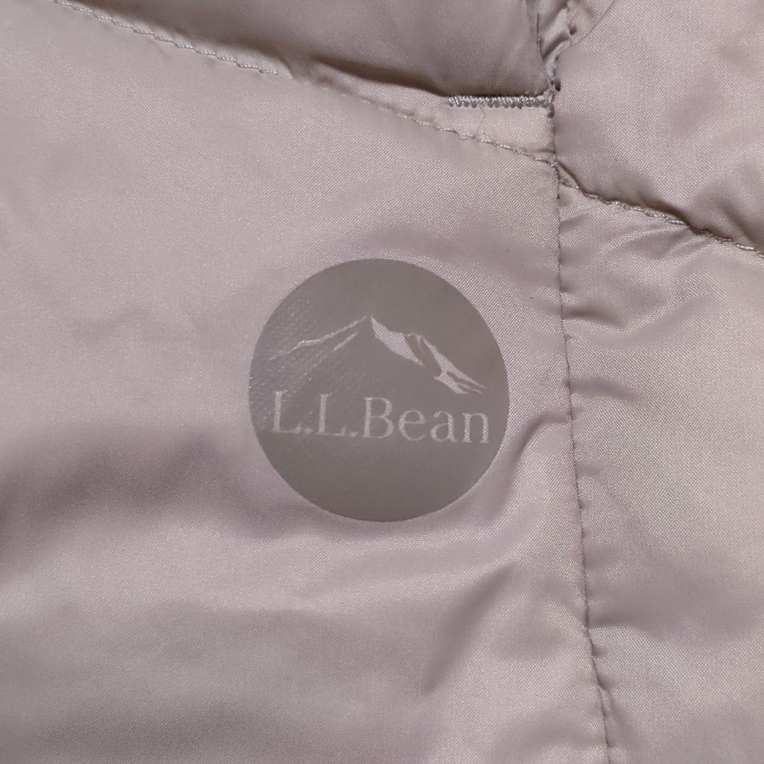 L.L.Bean♦バウンドレス ダウン パファー ジャケット ロゴ ベージュ M