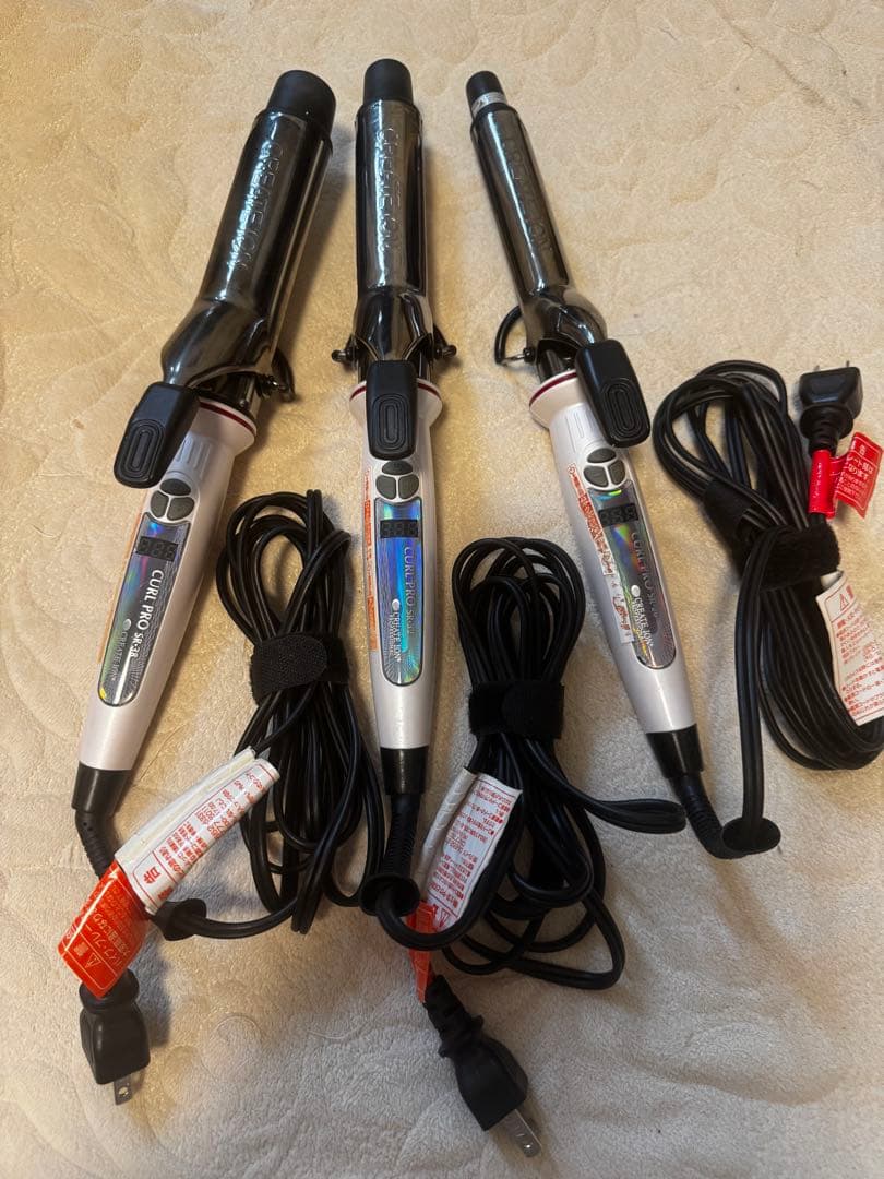 クレイツ　まとめ売り　カールヘアアイロン 3本セット