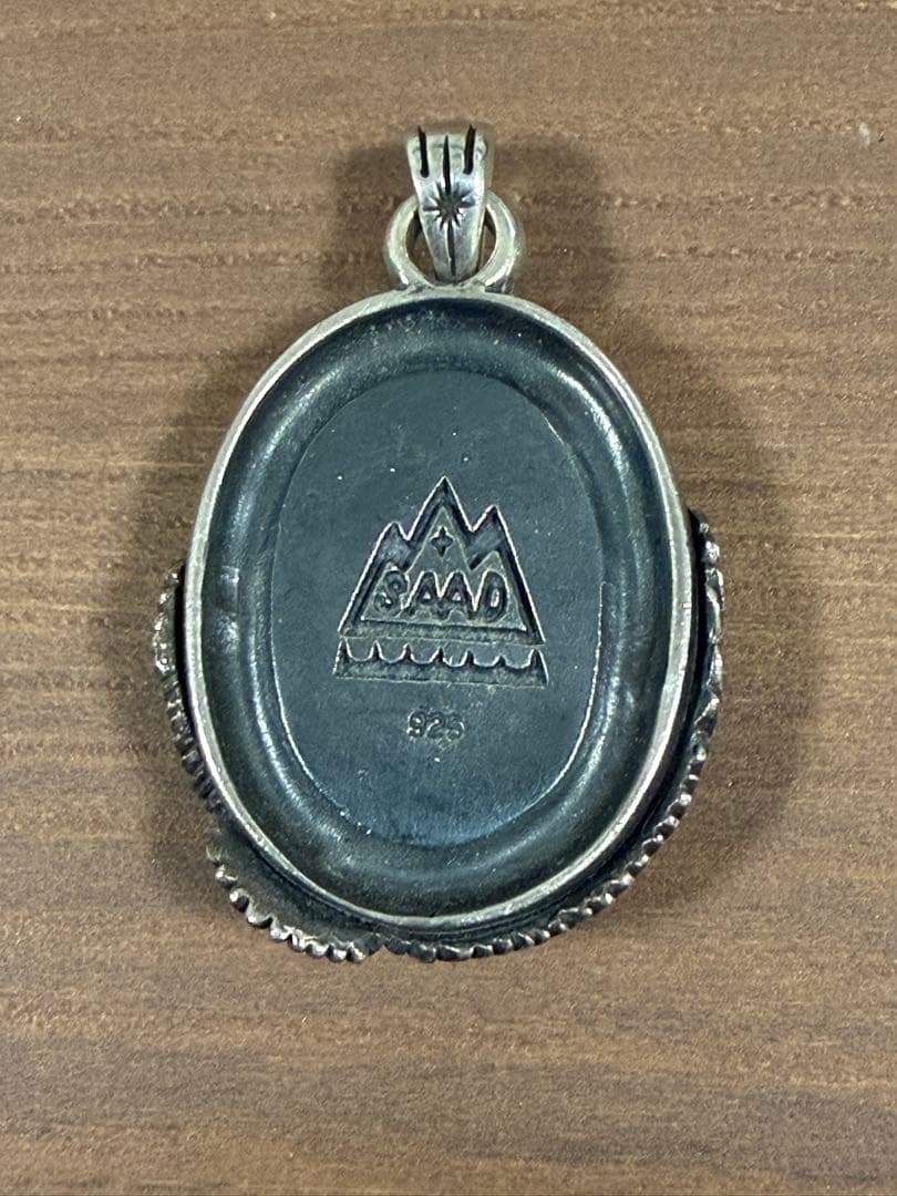 SAAD サード イーグル ターコイズ トップ シルバー925 ペンダント