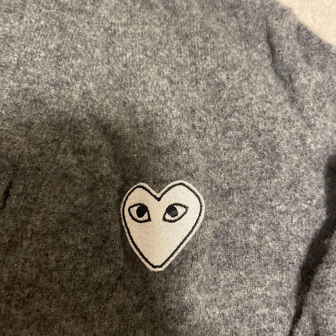 コムデギャルソン グレー カーディガン S