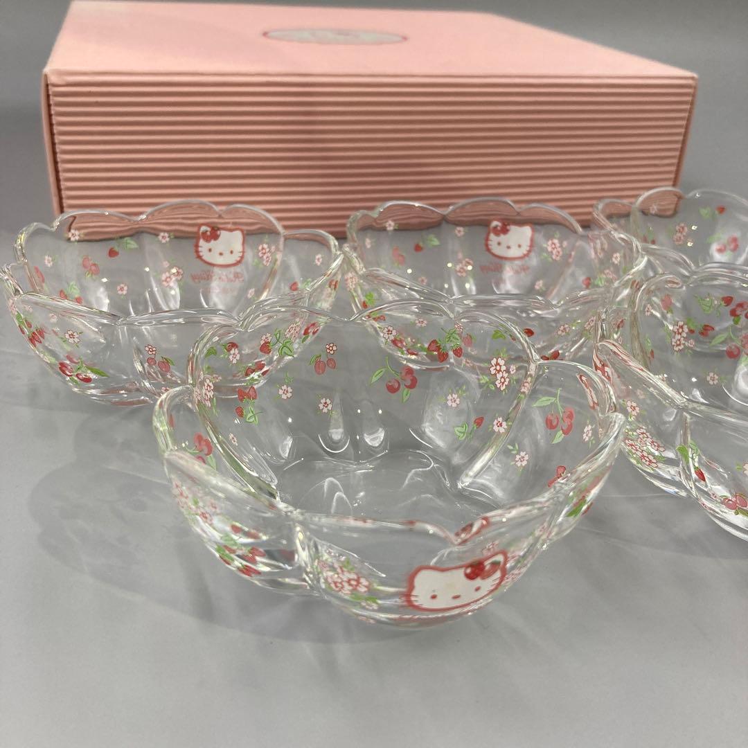★サンリオ ハローキティ フルーツキティ ミニデザートセット 元箱付