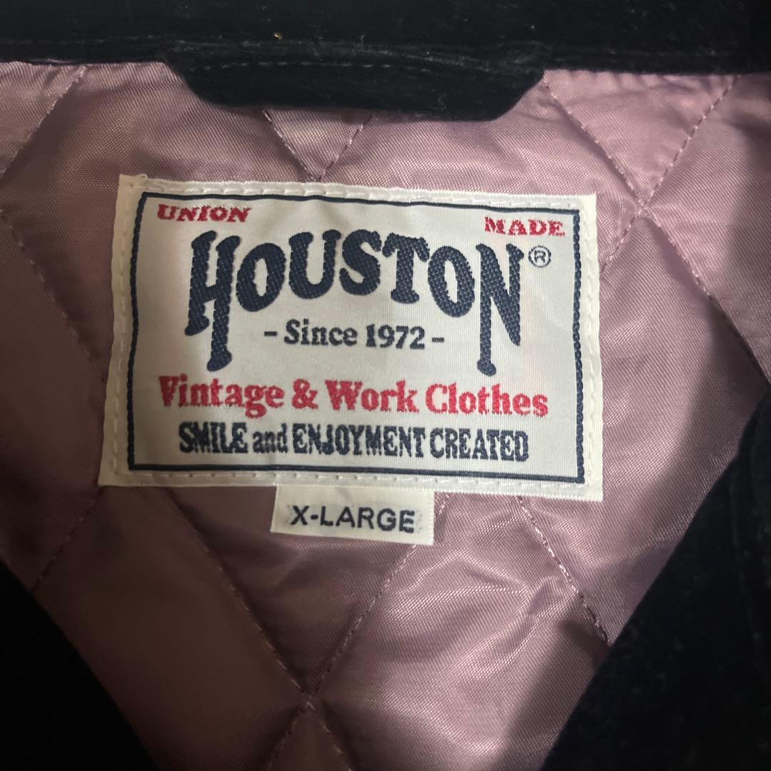 Houston ベトジャン ベルベットスカジャン ドラゴン・虎刺繍