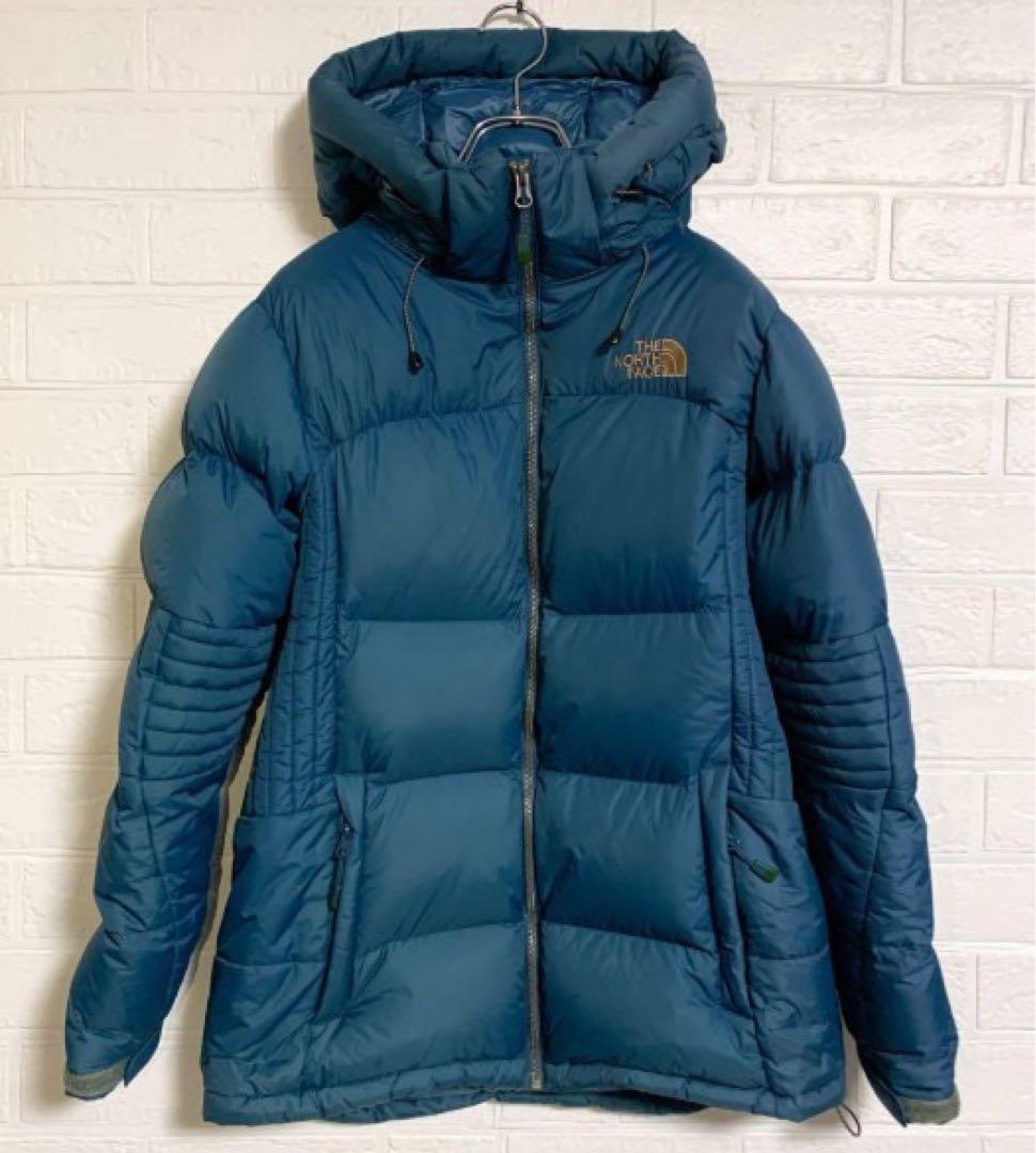 《激レア》ノースフェイス ダウン くすみブルー XL レディース