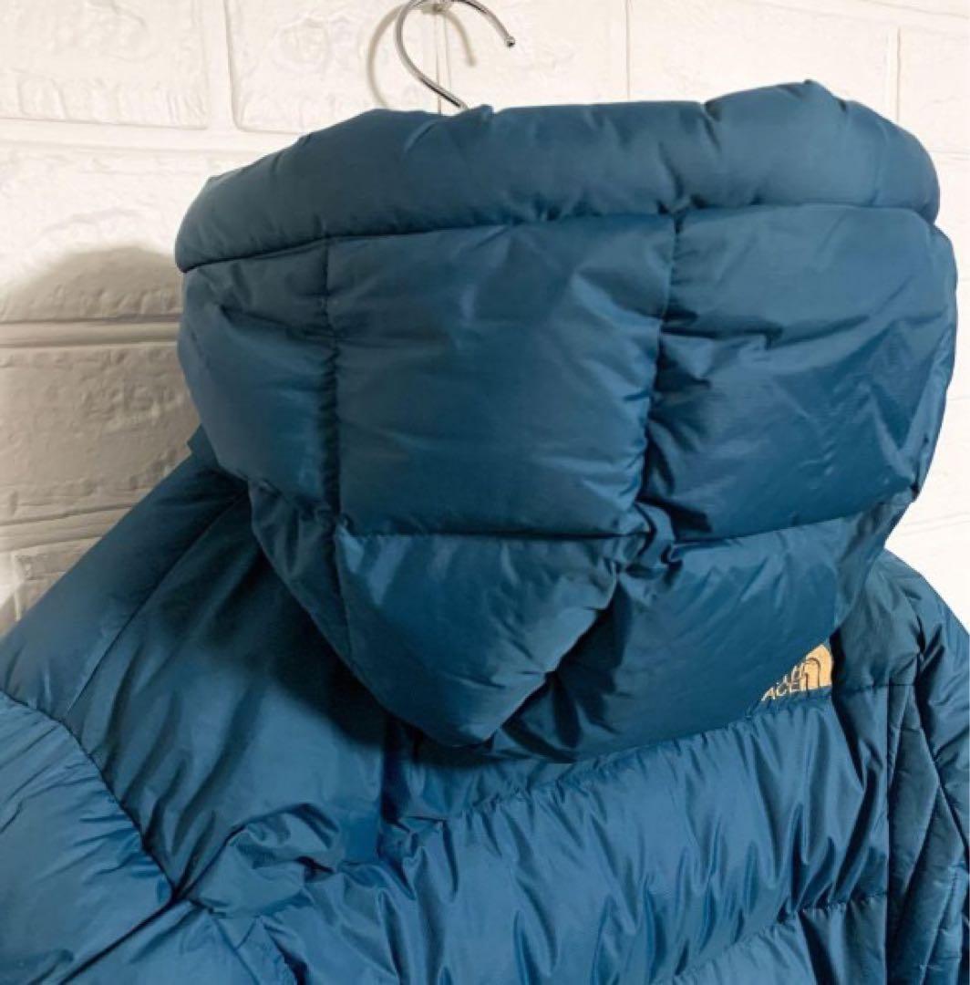 《激レア》ノースフェイス ダウン くすみブルー XL レディース