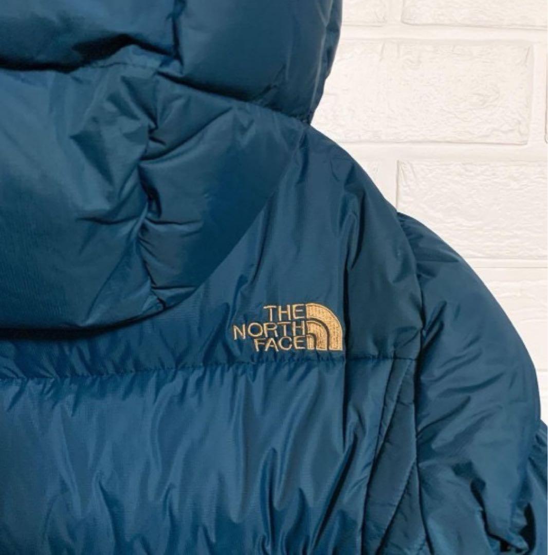 《激レア》ノースフェイス ダウン くすみブルー XL レディース