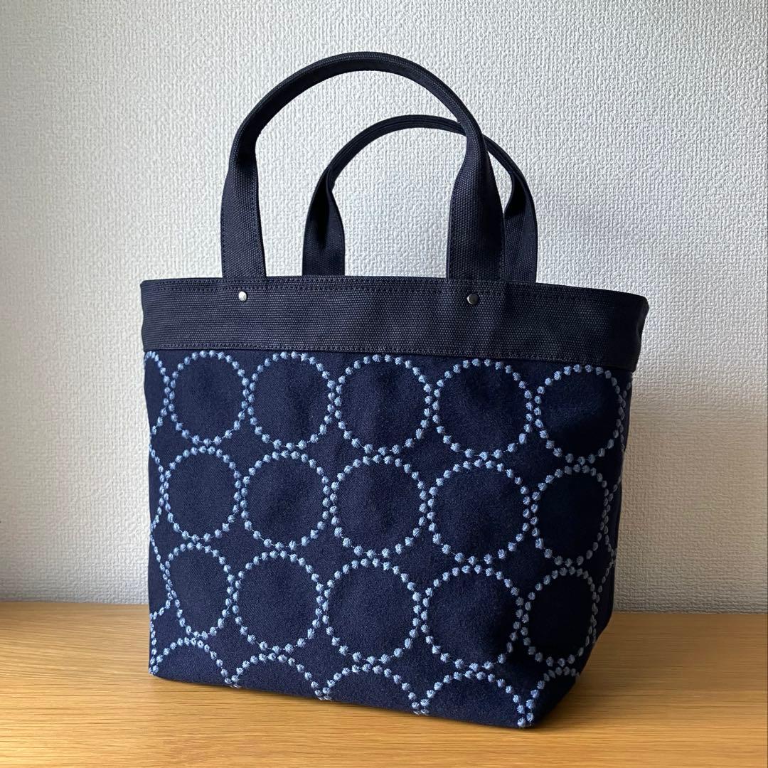 トートバッグ　dopタンバリン インディゴ