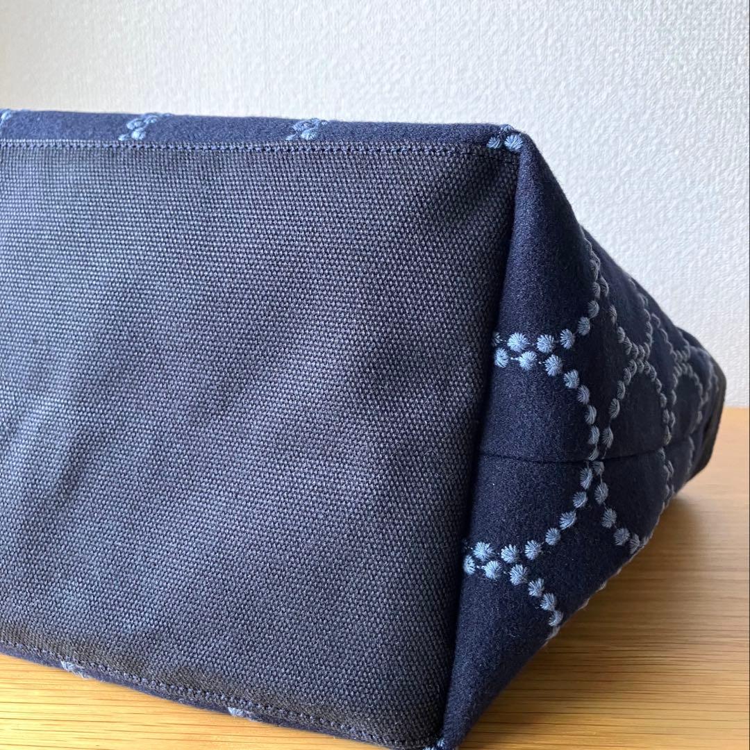 トートバッグ　dopタンバリン インディゴ