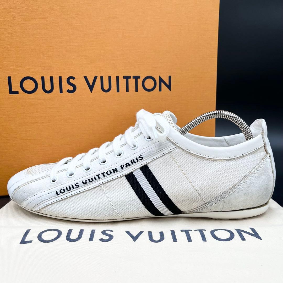 美品✨ ヴィトン ジャーマントレイナー スエード レザー メンズ スニーカー